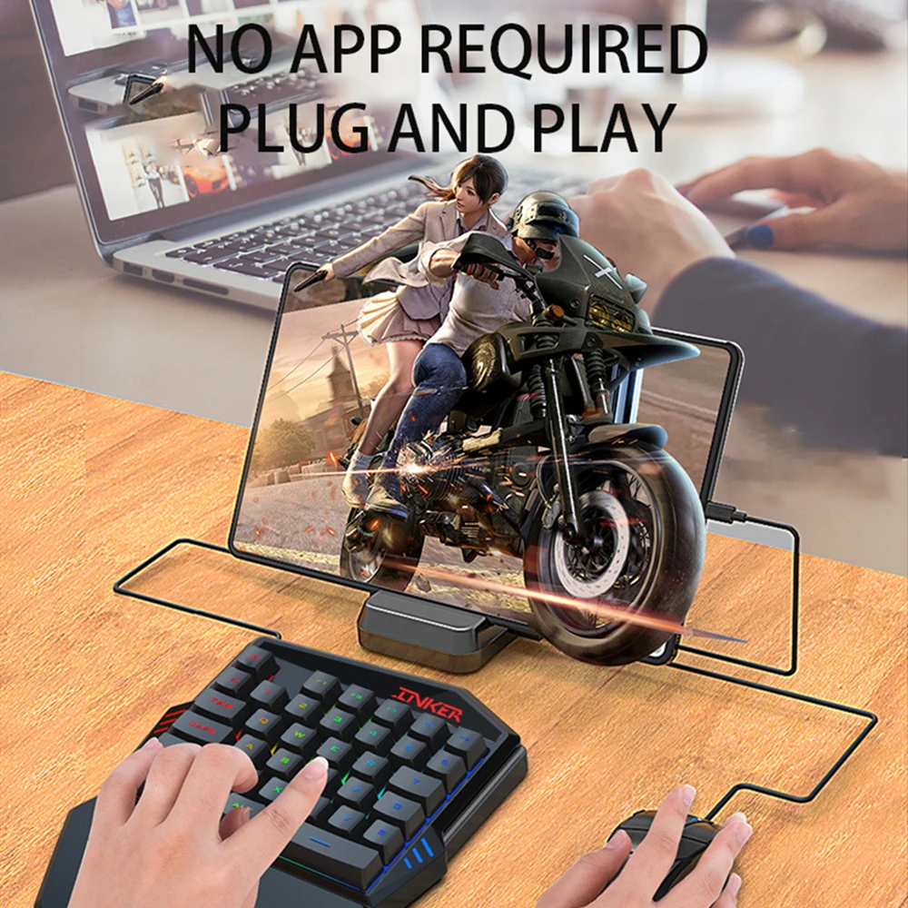 4K 60Hz Bluetooth PUBG контроллер мобильного телефона клавиатура мышь конвертер подключи и игровой адаптер для Android iOS смартфон к ПК