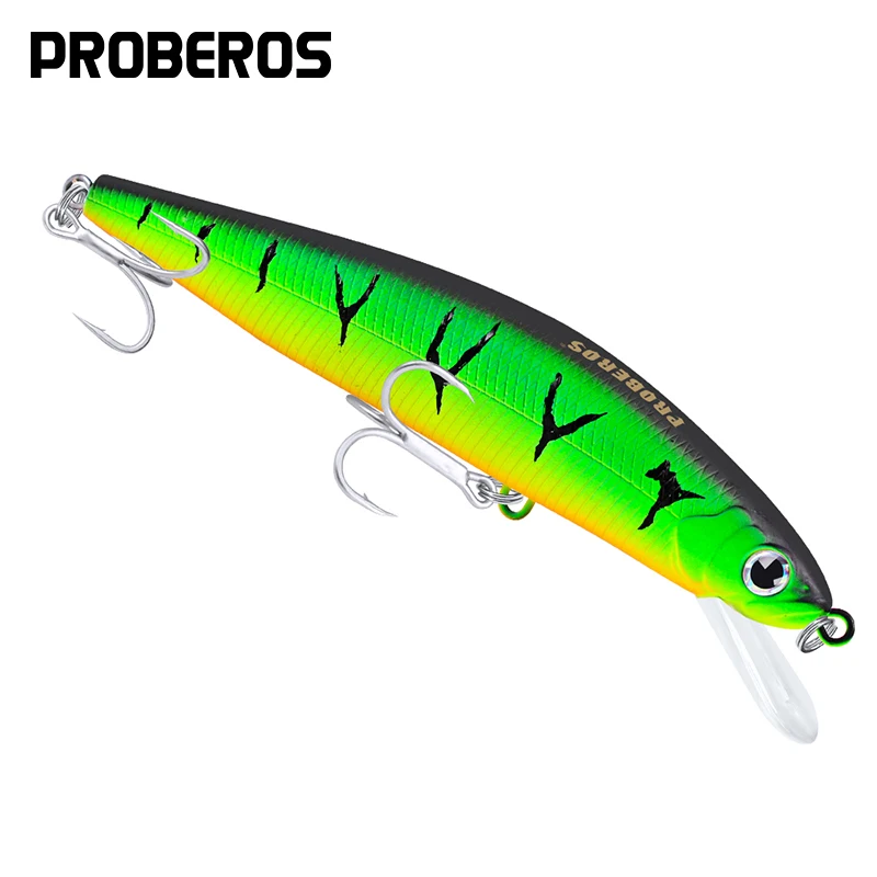 PROBEROS рыболовная приманка гольян Пластиковые жесткие приманки 14 5 см/24 83 г с 3x2 #