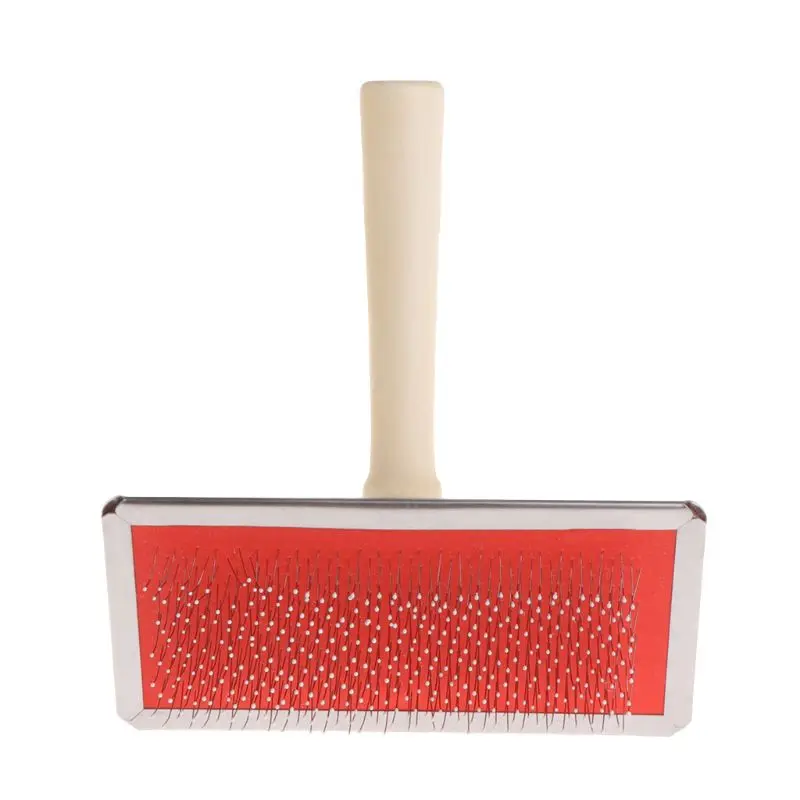 Щетка для удаления выпадения шерсти деревянная ручка расческа ухода ха шерстью