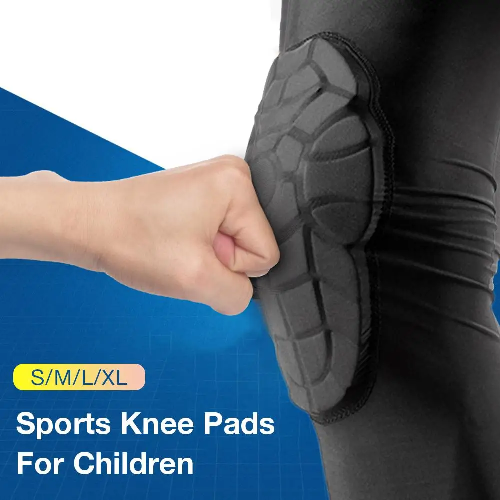 1 шт. детские футбольные наколенники Детские противоударные баскетбольные соты
