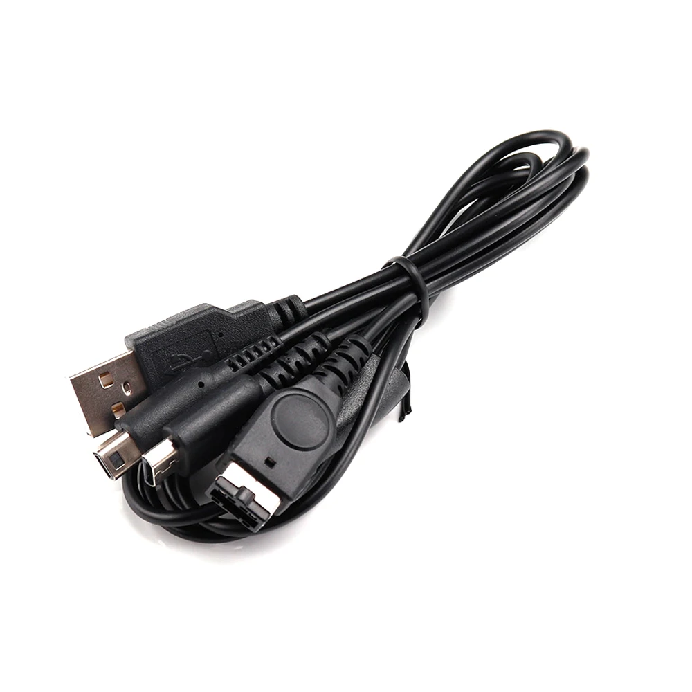 

2 шт. 1,2 м 3 в 1 USB зарядный кабель шнуры для NDSI / NDSL / GBA SP
