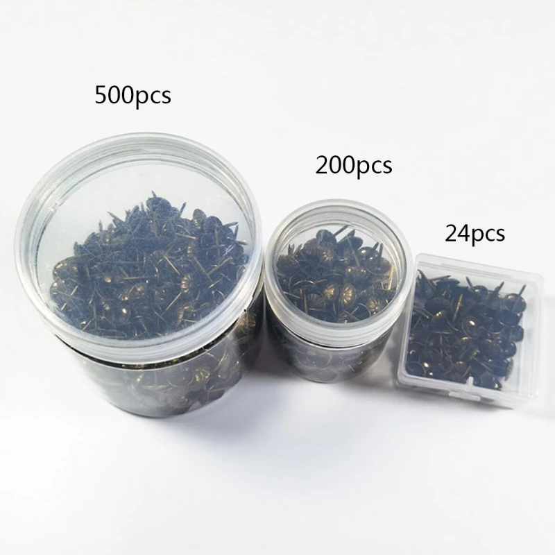 

1 Pack of Round Head Push Pin Thumb Tacks Home/Office Thumbtack w/ Clear Case Push Pins for Cork Board for Home School