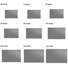 Портативный экран для проектора 4k HD 16:9, металлическая светоотражающая ткань для YG300 XGIMI H3 HALO Mogo Xiaomi