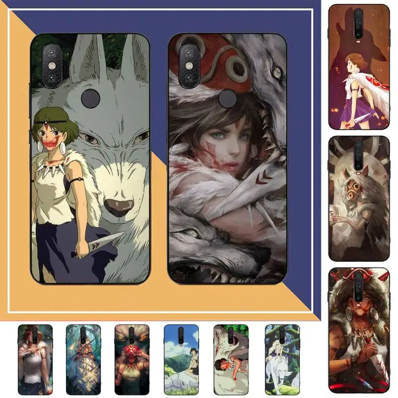 

Yinuoda Anime Princess Mononoke Phone Case for Redmi Note 8 7 9 4 6 pro max T X 5A 3 10 lite pro