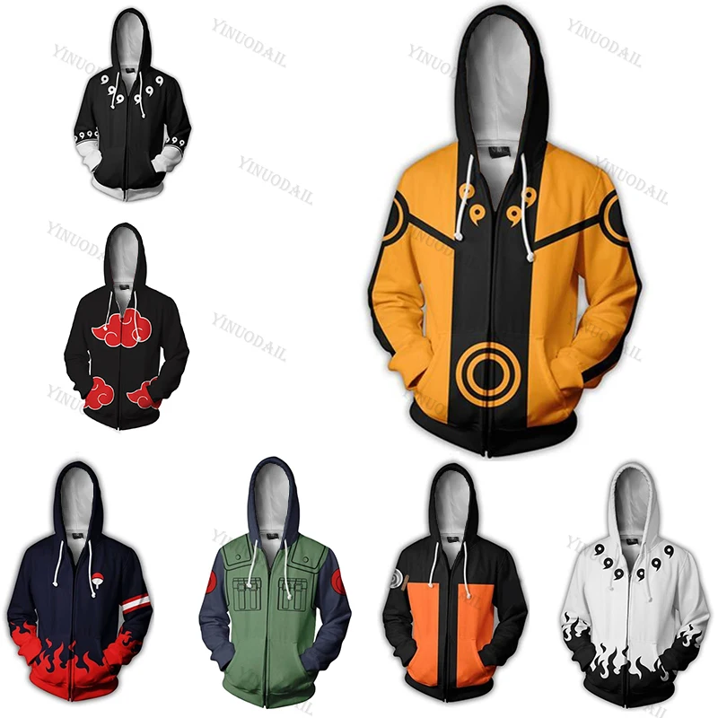 Толстовка с капюшоном в стиле аниме BORUTO Hokage удзумаки Учиха Саске хатакэ Какаси