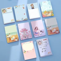 1pcs creative cartoon sticky notes cute animal tearable notepad students gift memo pads 100 pages notebook office school supplie