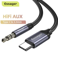 essager usb c to 3 5mm aux audio cable type c jack adapter for headphone headset speaker aux cable wire cord for huawei xiaomi