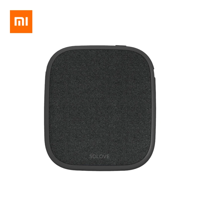 Беспроводное зарядное устройство Xiaomi SOLOVE QI 10000 мАч внешний аккумулятор с двумя USB