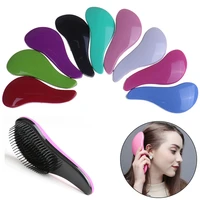 1pc hair brush combs salon gentle anti static brush tangle wet dry bristles handle tangle curly kids and women hair styling tool