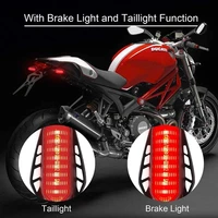 multi function led motorcycle turn signal light indicators flowing flash blinkers flicker drl daytime running brake tail lamp