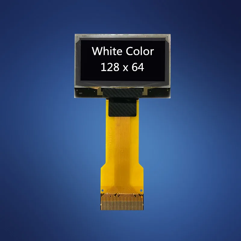 1,3 дюймов высокий светильник OLED ips full view Белый Синий SH1106 128X64 0,5 мм расстояние до подключения 30 pin FPC SPI IIC IEC параллельный порт - Цвет: White Color