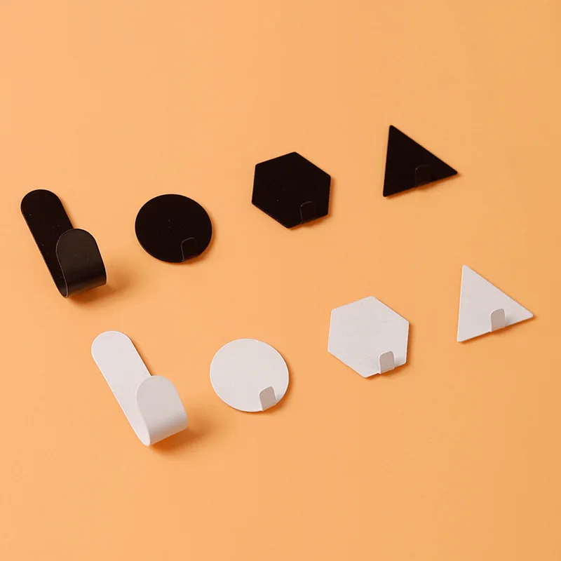 Простой липкий металлический крючок кованый железный вешалка для кухни ванной