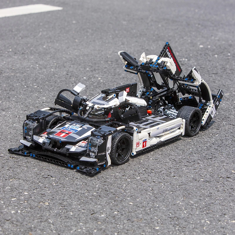 CaDA RC выносливость гоночный автомобиль строительные блоки 1589 шт. Technic MOC кирпичная модель дистанционного управления автомобиля игрушки для рождественских детей подарок