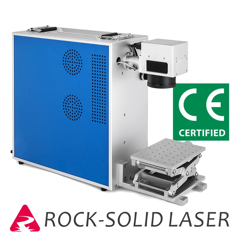 

20W 30W 50W Fiber Laser Marking Machine Max Portable Laser Marker with Worktable For Metal Plastic Gold Silver Jewellry Marking