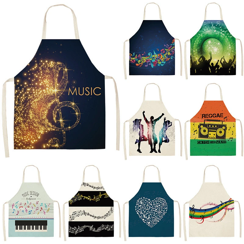 

Musical Note Apron Aprons for Woman Colorful Apron Cooking Accessories Custom Apron Aprons Aprons for Woman Chef Apron Delantal