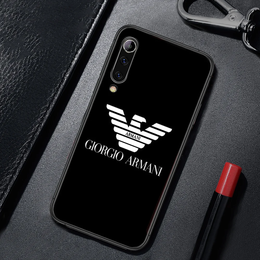 

Giorgios Luxury Brand Fashion Trend EA7 Phone Case Cover For Xiaomi Redmi Note K 4 5 6 7 8 9 10 20 30 3 A X Pro Ultra black