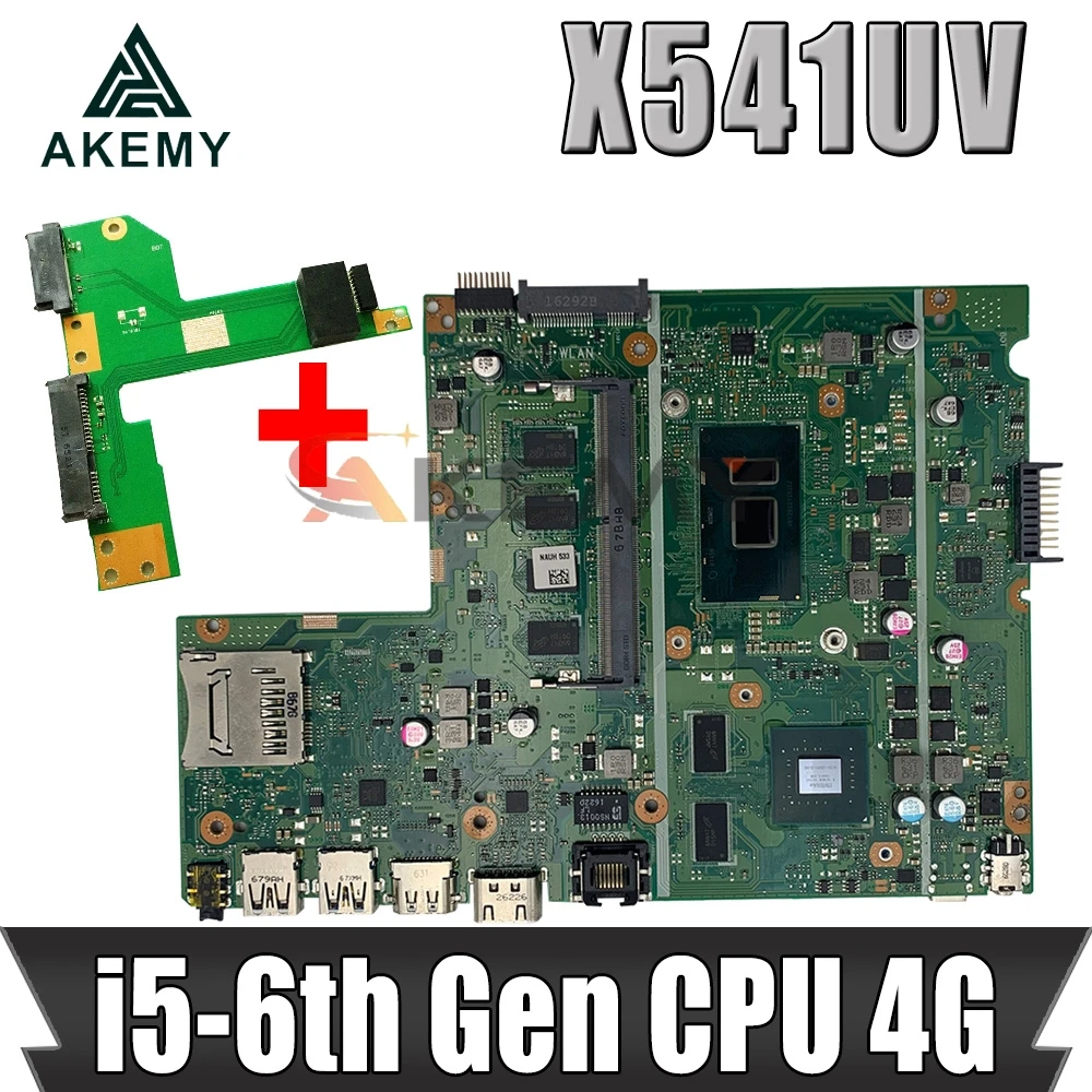 Новая материнская плата для ноутбука Asus F541U R541U X541U X541UV X541UVK X541UJ 4G Оперативная