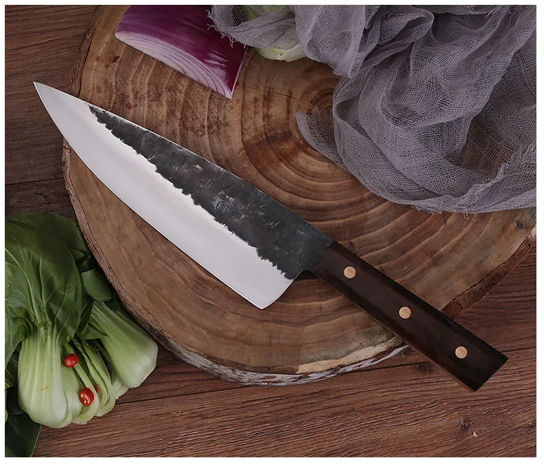YAMY и CK Тан Нож для тонкой нарезки японский нож резки Santoku Western шеф-повара Кухня