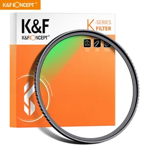 УФ-фильтр K  F Concept 52 мм, 77 мм, 82 мм, ультратонкий оптический фильтр с многослойным покрытием для объектива Canon, Nikon, Cam, DSLR