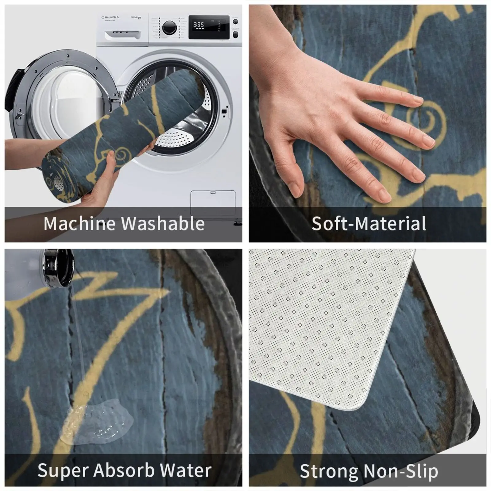 Ковер для пола в виде щита Виндхельма Stormcloak, мягкий, антискользящий, с изображением дракона и драконорожденного из Elder Scrolls 5 Skyrim.