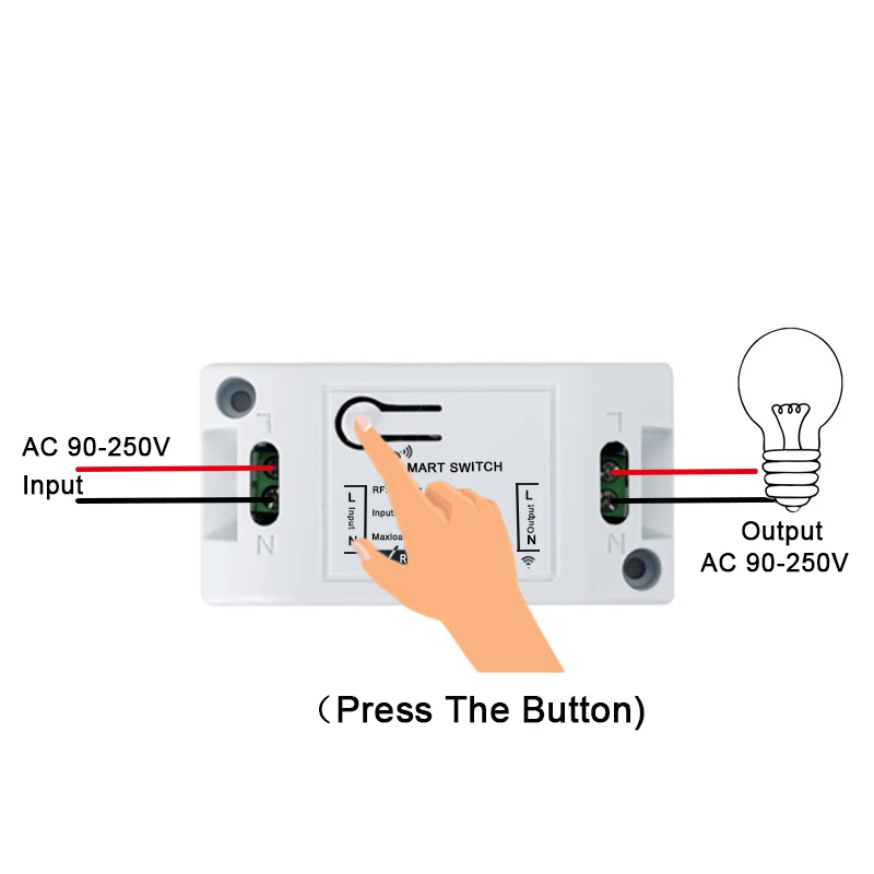 Универсальный беспроводной 1-канальный пульт дистанционного управления 433 92 МГц