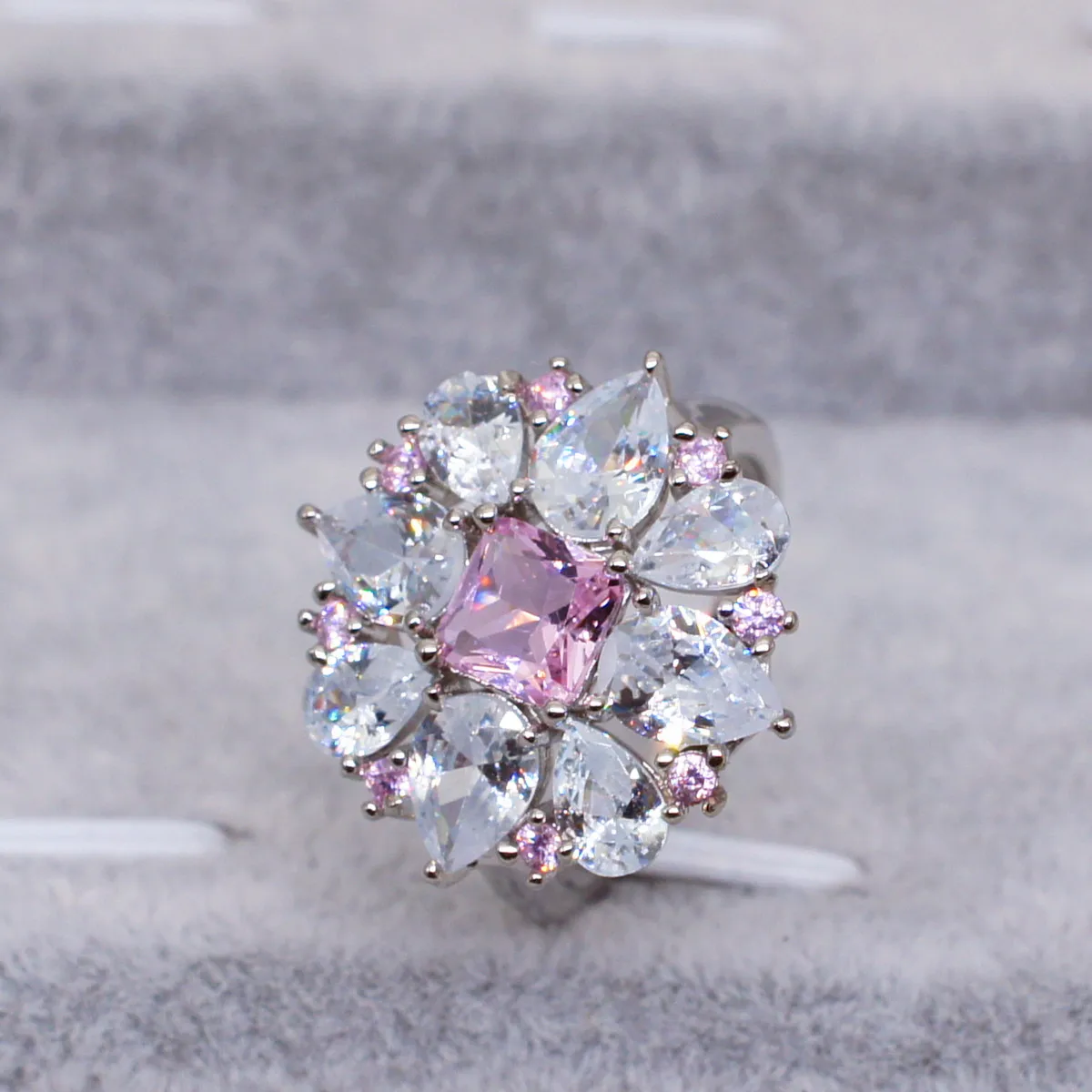 925 anillos серебряное синее квадратное кольцо с камнем, белое обручальное кольцо с кристаллами, серебряное кольцо для влюбленных женщин