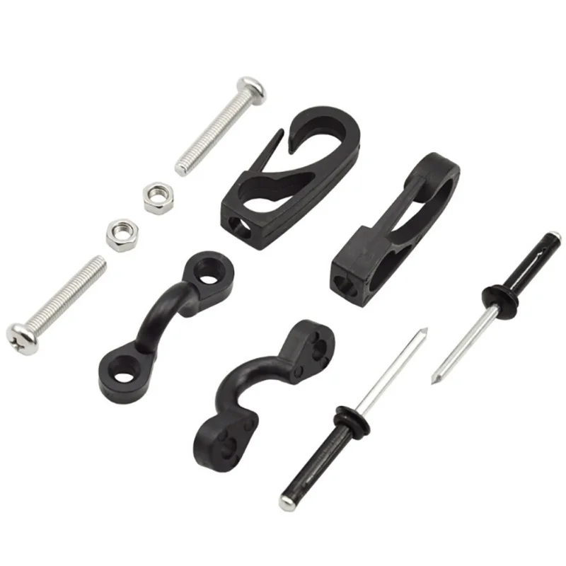 1 комплект практичный каяк каноэ эластичная веревка C кольца крючки винт набор