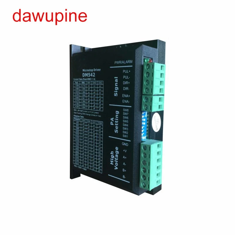 Dawupine DM542 шаговый мотор контроллер Leadshine 2-фазный цифровой Драйвер шагового двигателя 18-48 В постоянного тока Макс. 4.1A 57 86 мотор с последовательным возбуждением