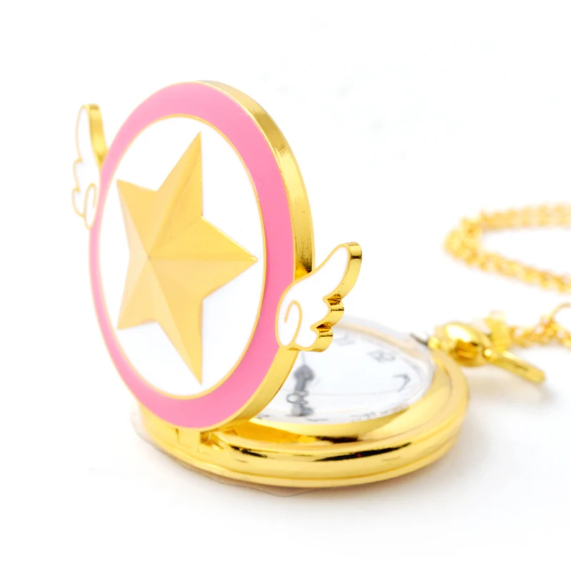Карточка Captor карманные часы Cardcaptor Sakura Sailor Moon Wing вечное ожерелье сакуры аниме |
