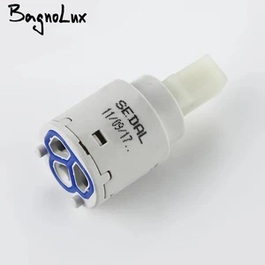 Патронный смеситель картриджи крана 403525 мм с низким крутящим моментом, аксессуары для смесителя, шпиндель, плоское основание, свободное вращение