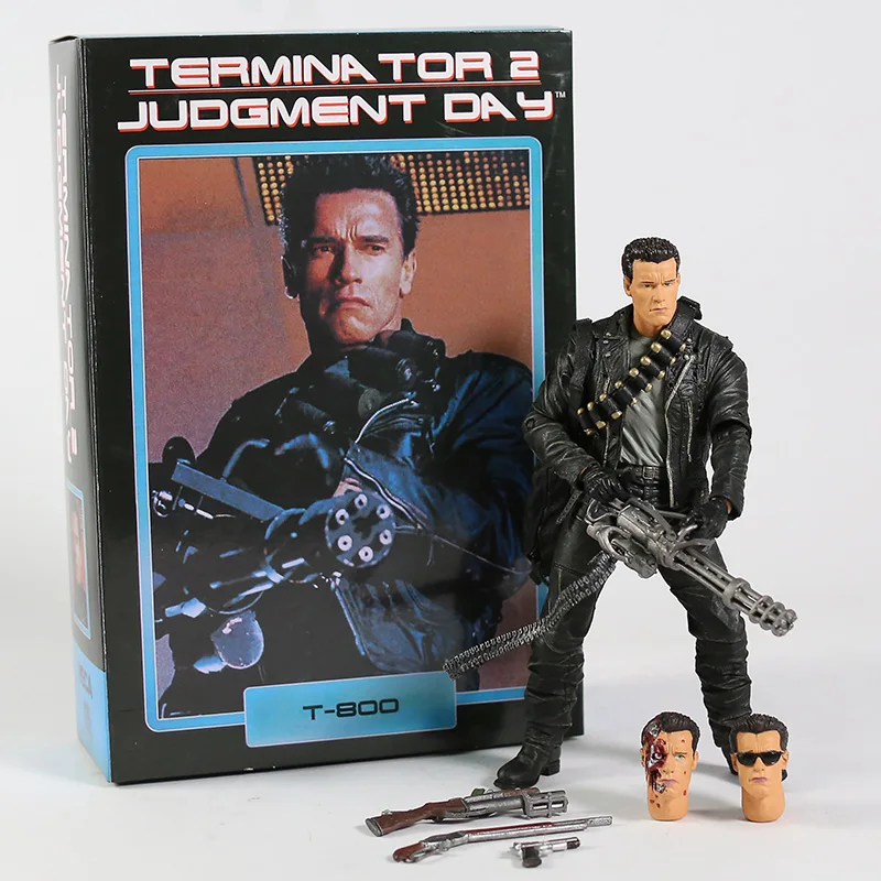 Коллекция экшн-фигурок NECA Terminator 2 T-800 Day 7