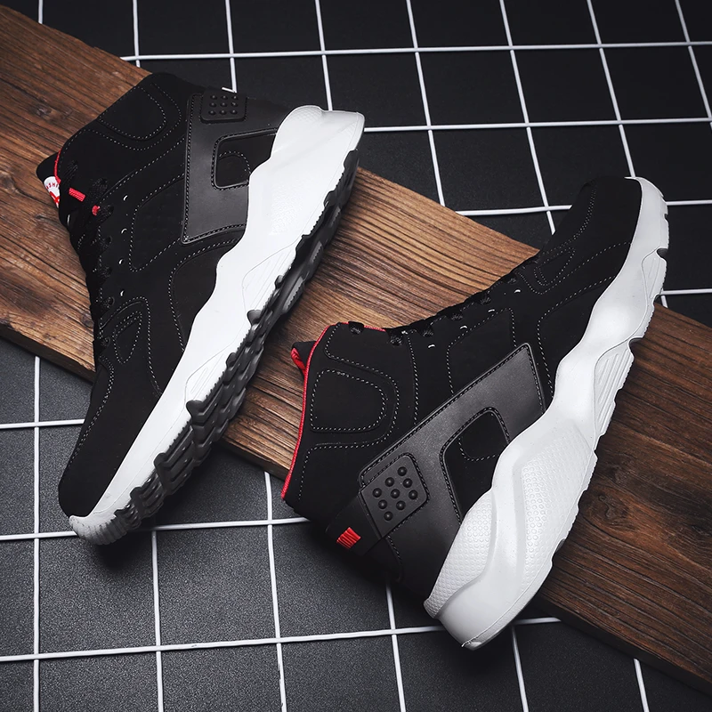 Новинка 2020 Высококачественная Мужская баскетбольная обувь с начесом удобная и