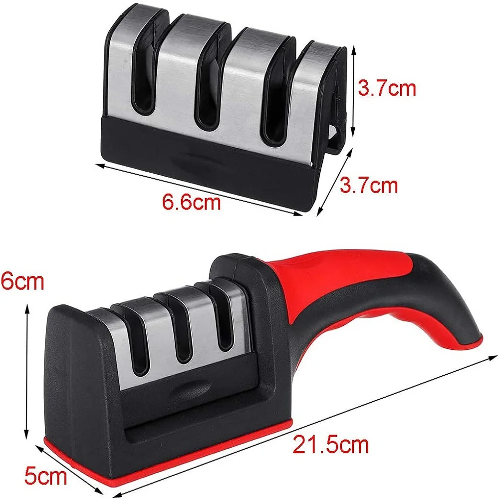 3 ступенчатая точилка для кухонных ножей профессиональный точильный камень