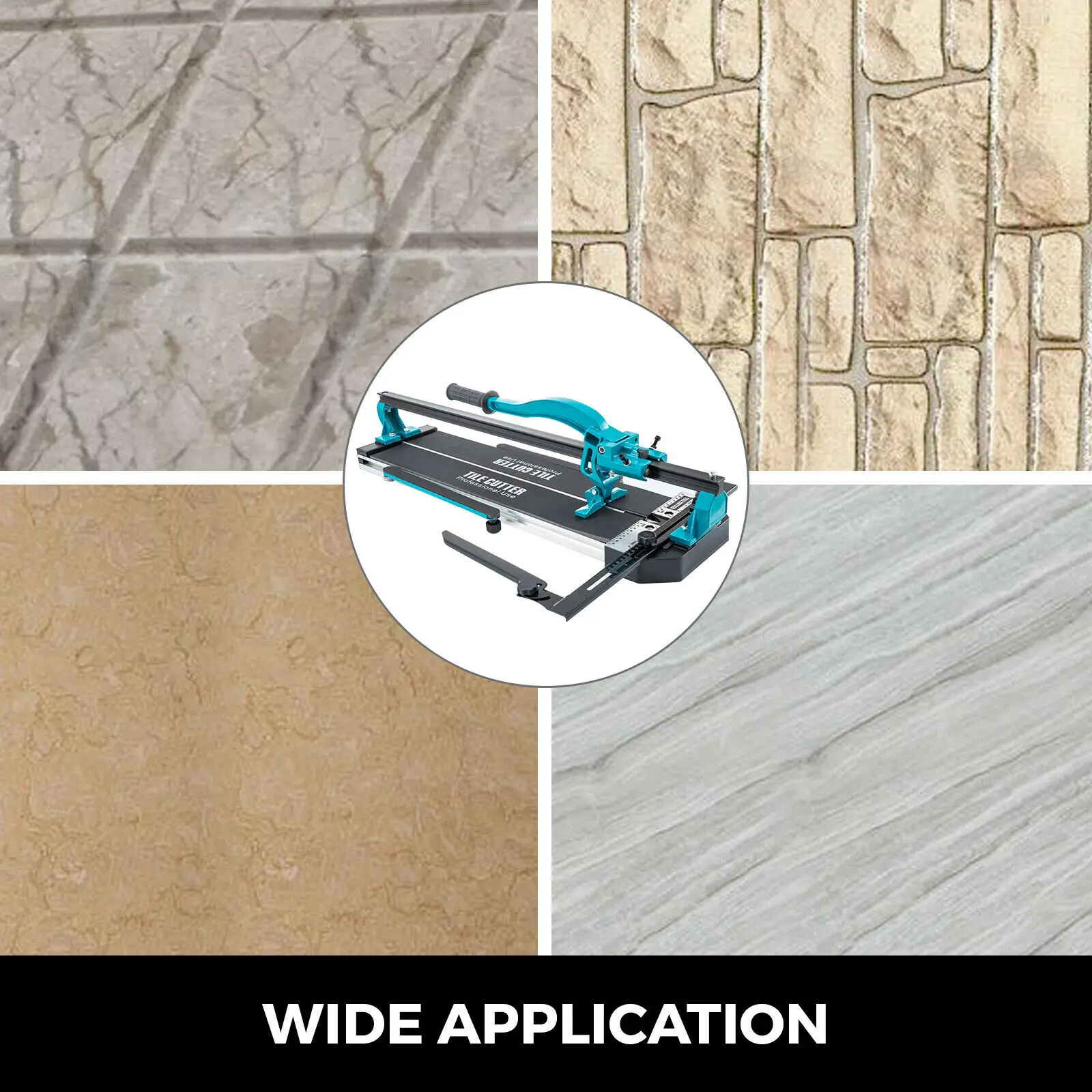 

1000mm Manual Tile Cutter with Precise Laser Positioning and Non-Slip Rubber Surface Four Single Brackets