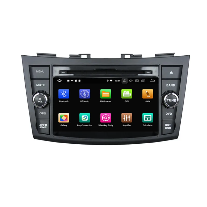 KLYDE 7 &quot2 Din Android 9 0 Автомобильная магнитола 8 ядерный для Suzuki SWIFT 2011-2012