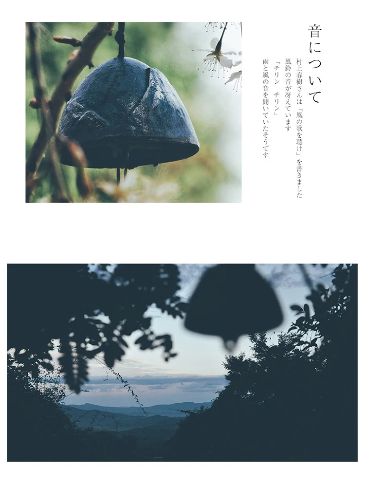 

Free Shipping Japan Southern Cast Iron Wind Chimes Hanging Decorations Gentian Retro Japanese Temple Bells Birthday Gift Decor
