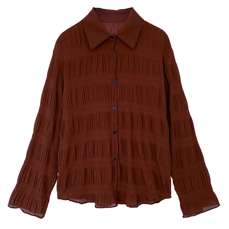 Женская обувь в винтажном стиле Сезон весна шифоновая повседневные кофточки с