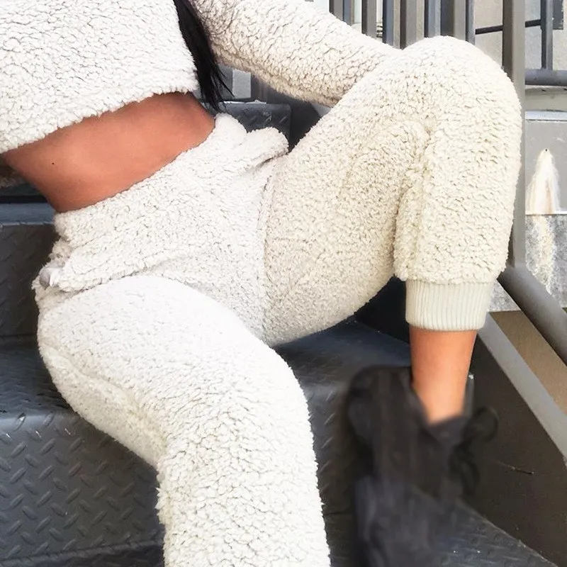 Мягкие женские плюшевые штаны для отдыха фланелевые плотные повседневные на