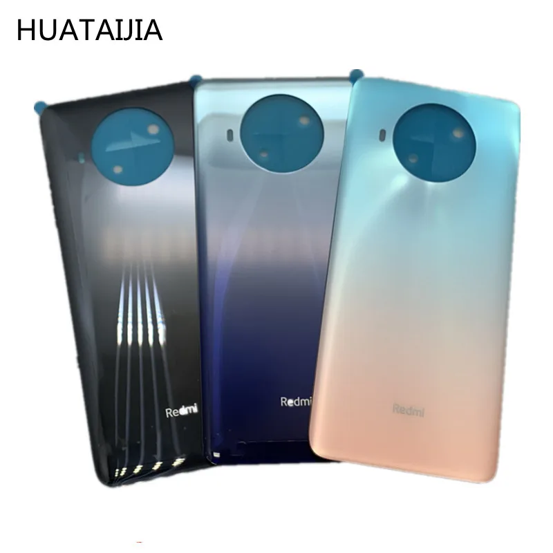 

New 6.67 inch For Xiaomi Redmi Note 9 Pro 5g Original Glass Back Rear Housing M2007J17C case