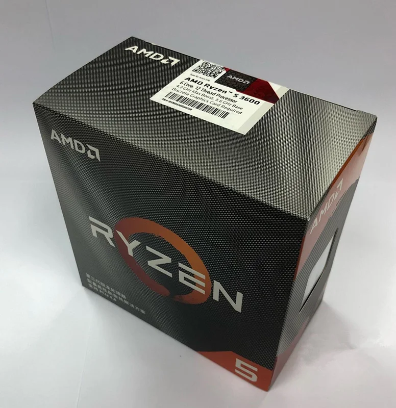 AMD Ryzen 5 3600 3 6 ГГц шесть ядер двенадцать проводов PU процессор 7нм 65 Вт L3 = 32 м 100 000000031