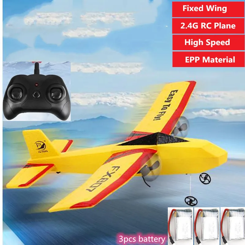 

Newest Fixed Wing Glider 2.4G Remote Control Airplane EPP Material 3-axis gyroscope Easy to Fly Aircraft One Key Return RTF Gift