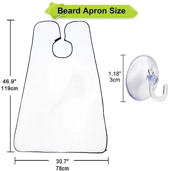 Передник для бороды Уход за бородой чистый собирают ткань Bib лица краски волос