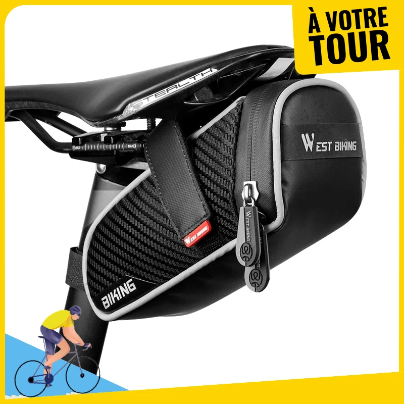 

Женская сумка-седло для горного и дорожного велосипеда, водонепроницаемая велосипедная сумка, светоотражающая сумка на подседельный штырь...