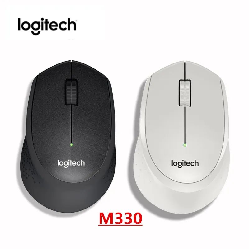 100% оригинальная беспроводная мышь Logitech M330 с 2 4 ГГц бесшумная 1000DPI оптическая