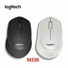 100% оригинальная беспроводная мышь Logitech M330 с 2,4 ГГц, бесшумная мышь 1000DPI, оптическая игровая мышь, игровая мышь