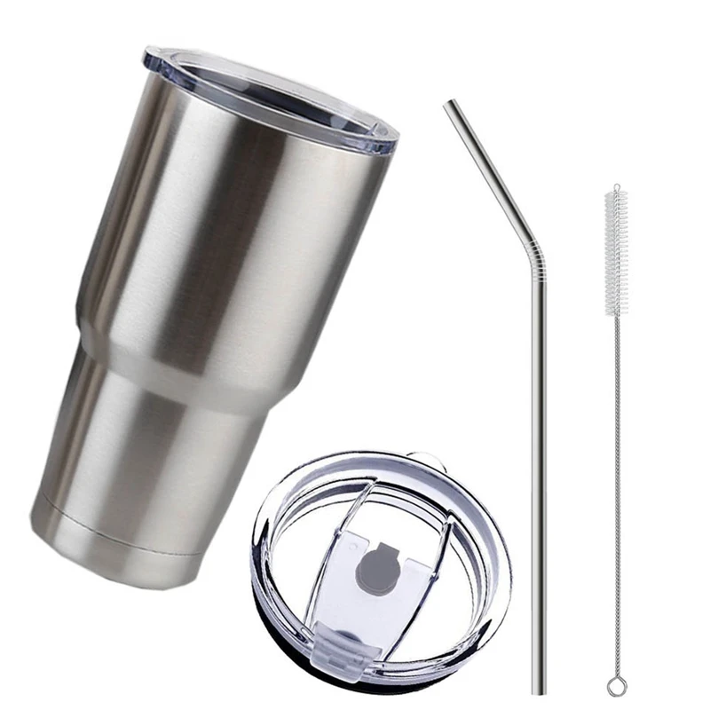 

30Oz Stainless Steel Tumbler Double Wall Vacuum Flask Insulated Beer Cup Travel Coffee Mug Large Capacity Sports Cups Thermoses