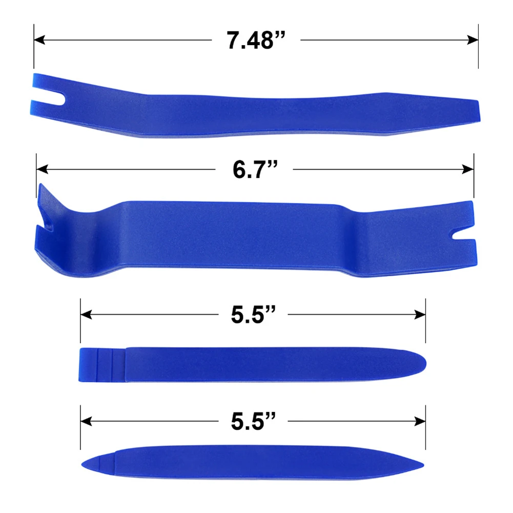 

5pcs Car Radio Dash Audio Panel Door Trim Panel Clip Removal Installer Pry Kit Outdoor Anti-resistance Repairing Parts