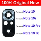 Оригинальное новое стекло для камеры Redmi Note 10  Note 10 Pro  Note 10s  Note 10, зеркальная задняя камера, стеклянный объектив с клеем