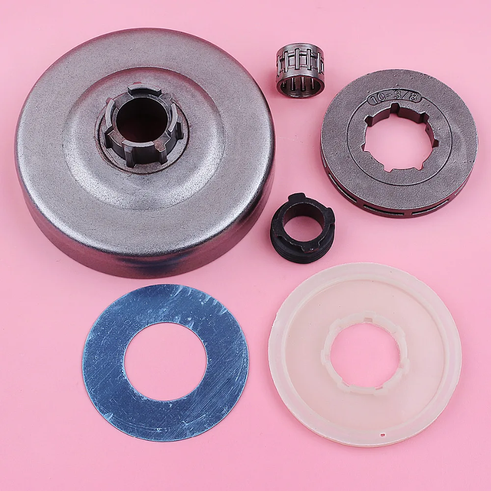 Сцепление барабан 3/8 10 зубцов звезда обода для пилы Husqvarna 66 266 268 272 защитный щит от пыли, шайба, зубчатая передача цепной пилы заменить деталь