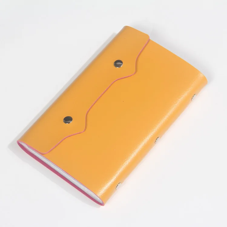 Чехол для визиток из ПУ кожи с 108 слотами вместительный многофункциональный